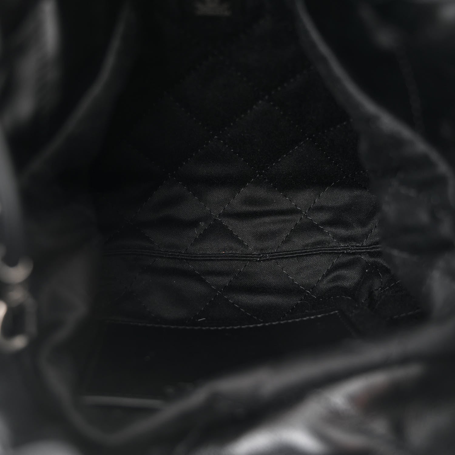 Chanel Shiny Calfskin Quilted Mini Chanel 22 Black 5 of 10