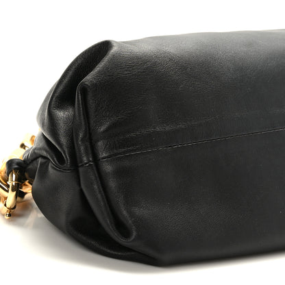 Bottega Veneta Calfskin The Pouch Chain Black 8 of 9