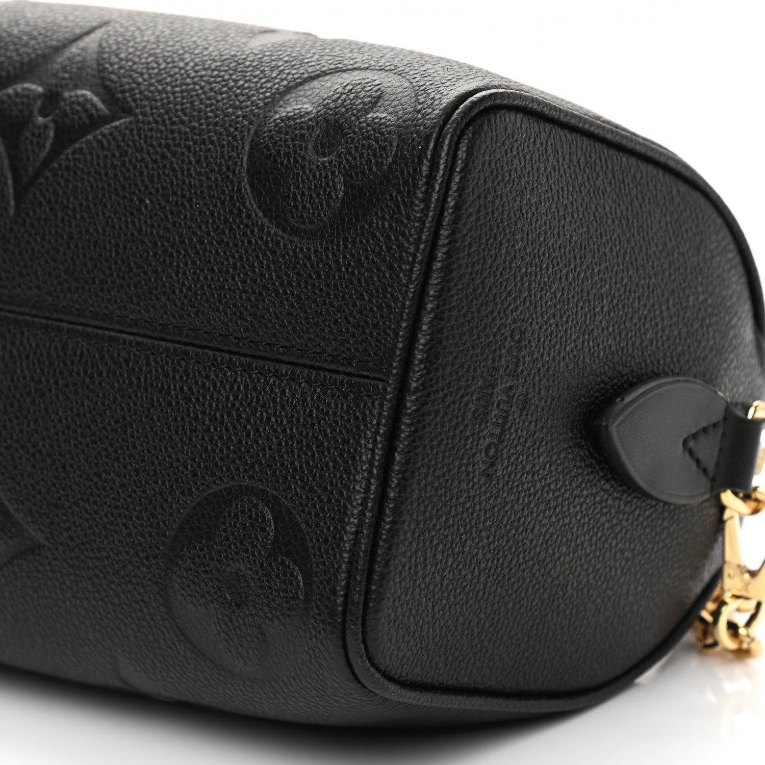 Louis Vuitton Empreinte Monogram Giant Speedy Bandouliere 20 Black 10 of 11