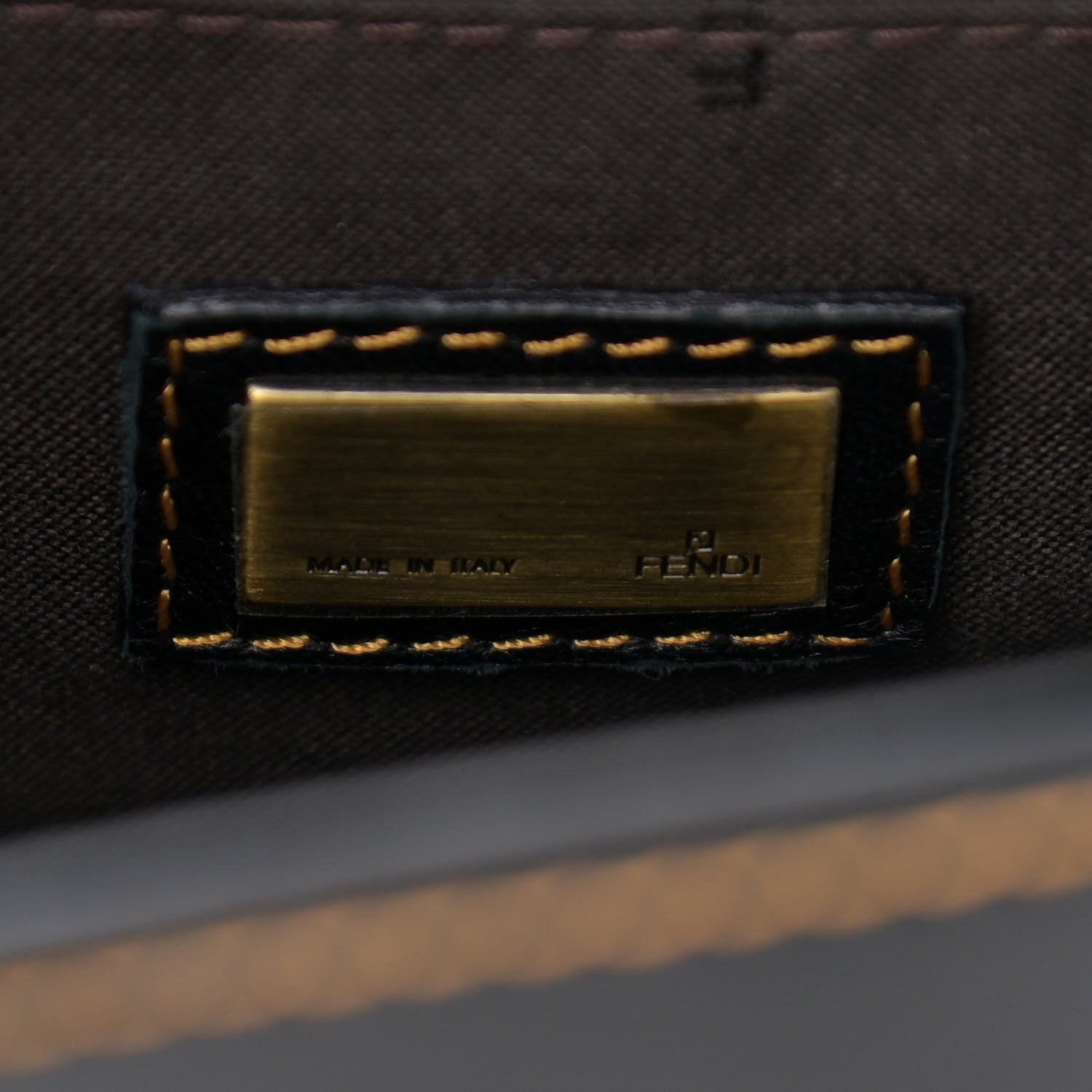 Fendi Patent B Bag Black 5 of 11