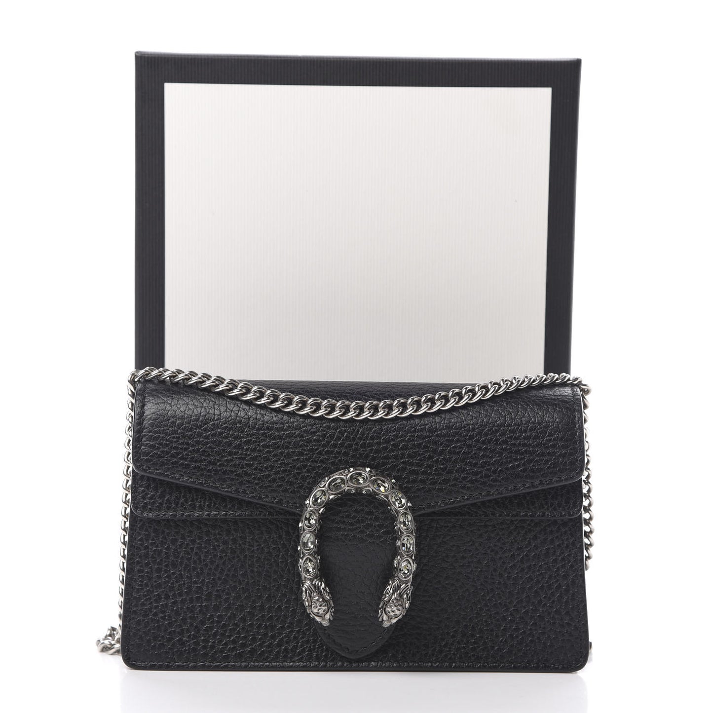 Calfskin Super Mini Dionysus Shoulder Bag Black