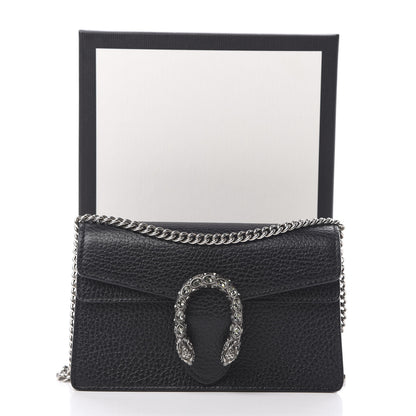 Gucci Calfskin Super Mini Dionysus Shoulder Bag Black 11 of 11
