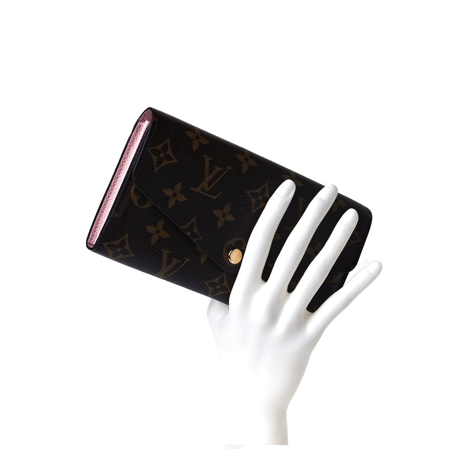 Monogram Sarah Wallet NM Rose Ballerine