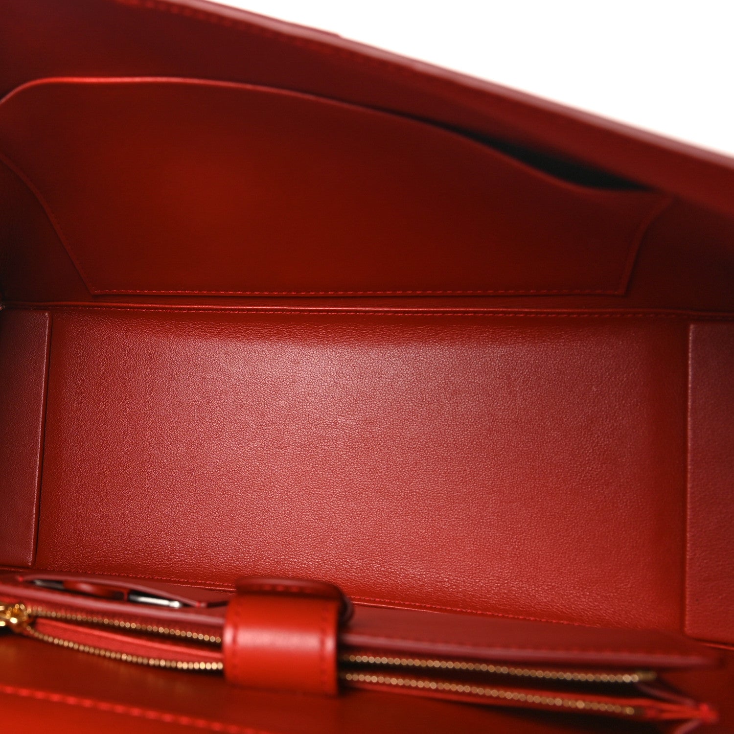 Delvaux Box Calfskin MM Brillant Satchel Red 6 of 11