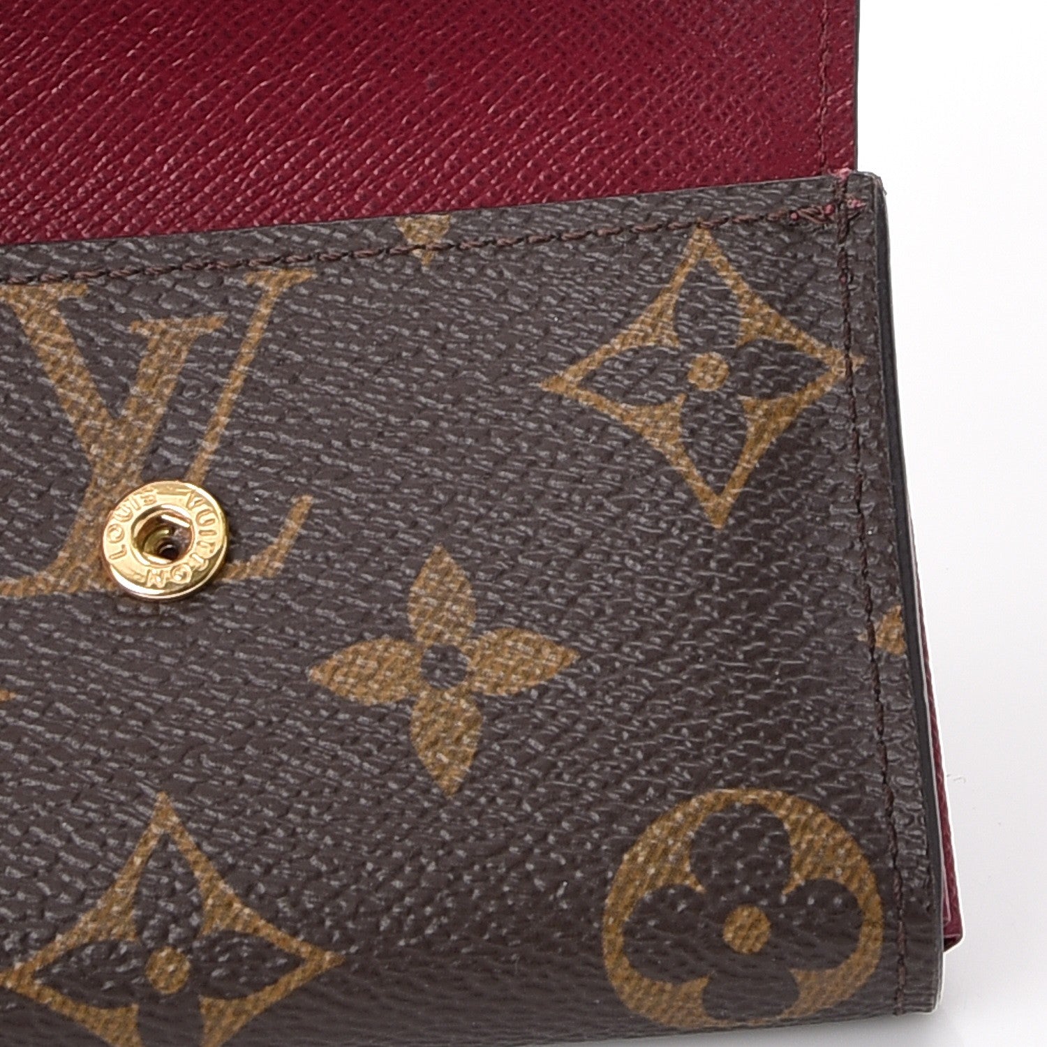 Louis Vuitton Monogram Sarah Multicartes Fuchsia 8 of 9