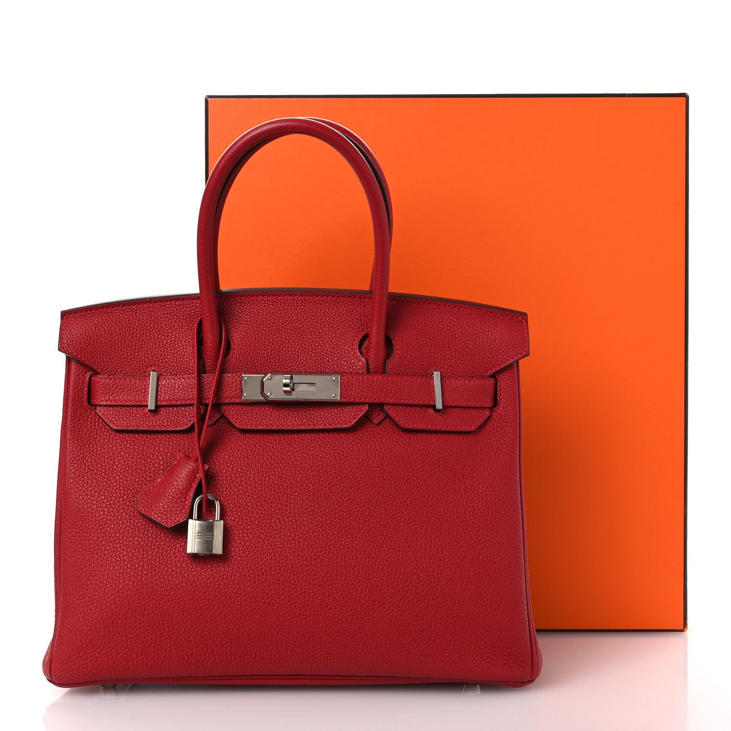 Hermes Togo Birkin 30 Rouge Vif 14 of 14