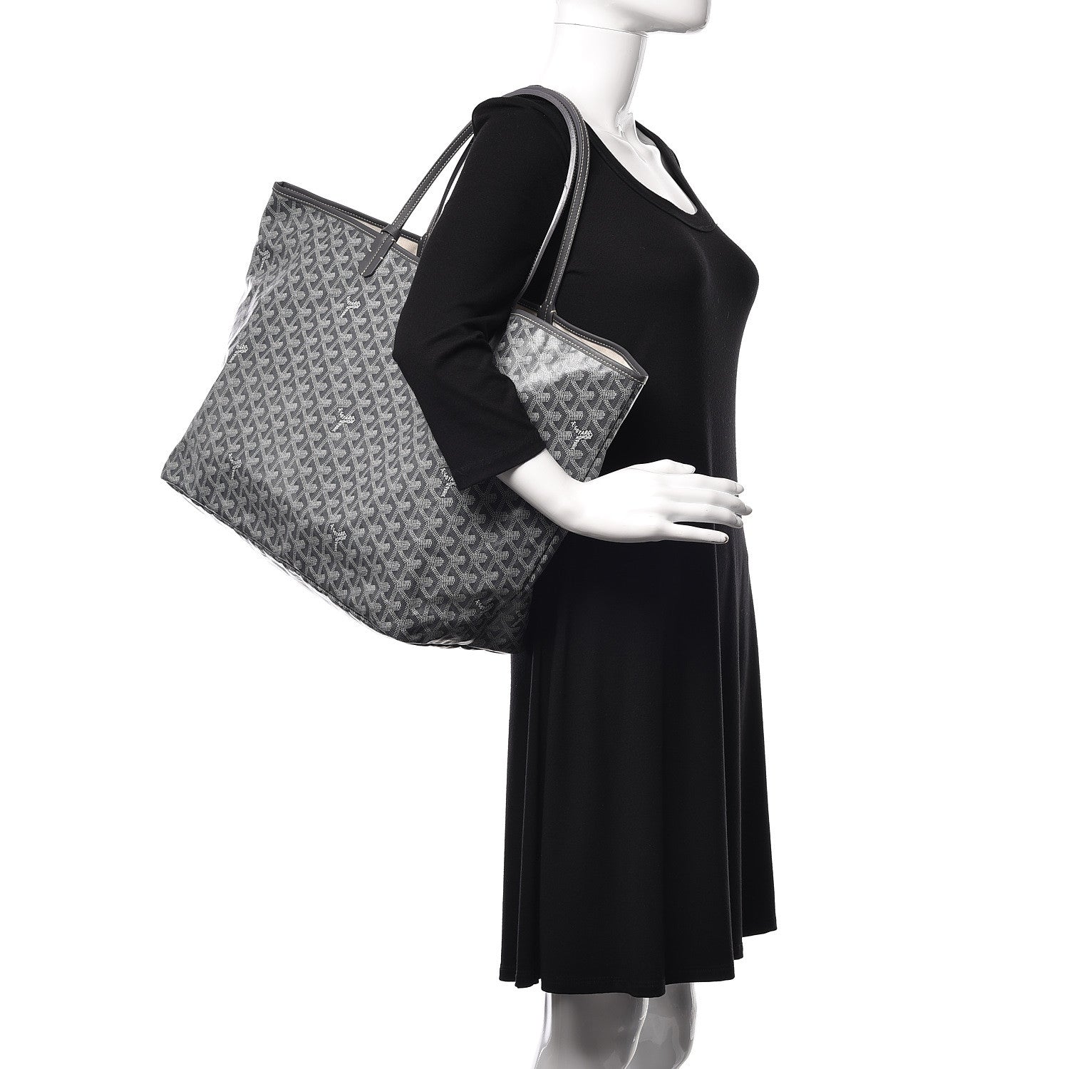 Goyard Goyardine Saint Louis GM Grey 3 of 15
