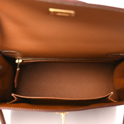 Hermes Epsom Kelly Sellier 25 Gold 5 of 10
