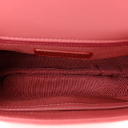 Chanel Calfskin Stitched Small Flap Bag Pink 5 of 9