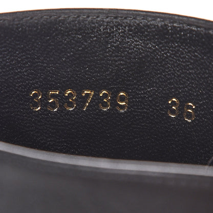 Gucci Calfskin Lifford Lace Up Platform Ankle Boots 36 Black 11 of 11