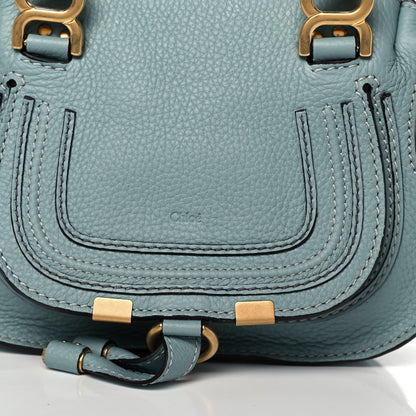 Chloe Calfskin Mini Marcie Satchel Mint Blue 10 of 17