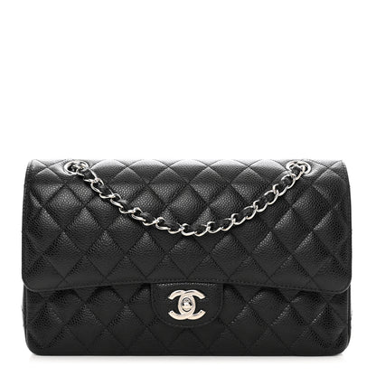 Chanel Caviar Quilted Medium Double Flap Black 1 of 10