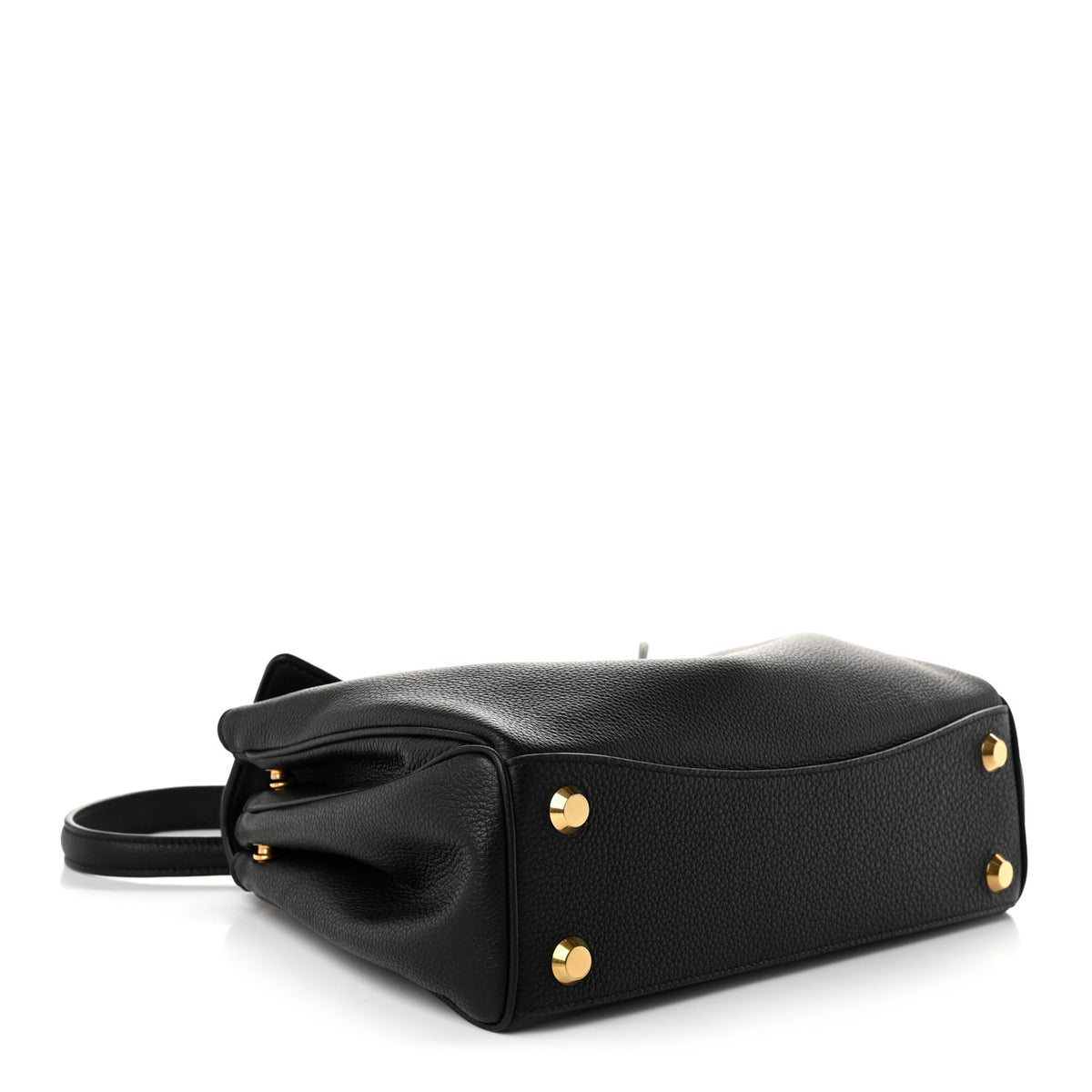 Balenciaga Grained Calfskin Small Rodeo Top Handle Handbag Black 4 of 10