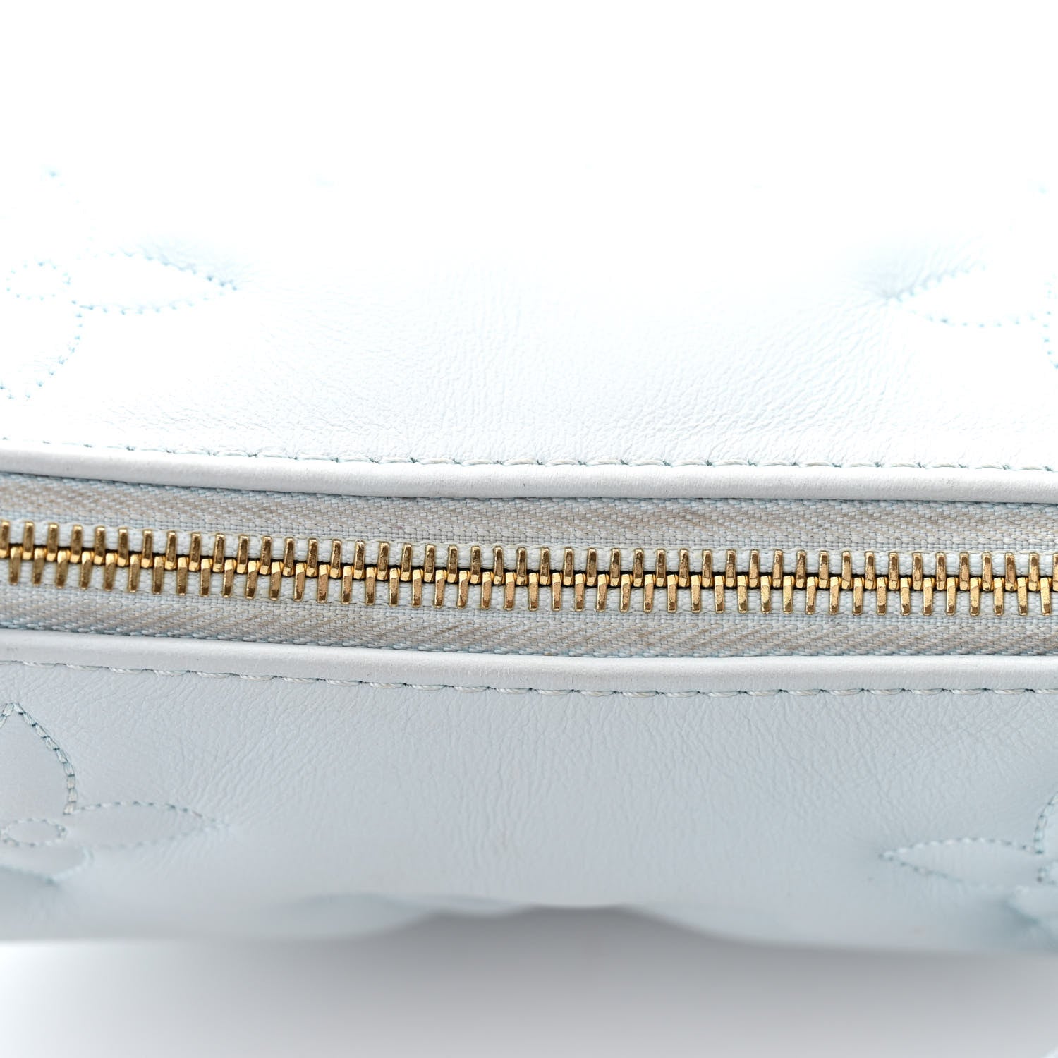 Louis Vuitton Calfskin Bubblegram Over The Moon Ice Blue 10 of 10