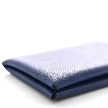 Hermes Evercolor Verso Calvi Card Case Bleu Saphir Bleu France 8 of 9