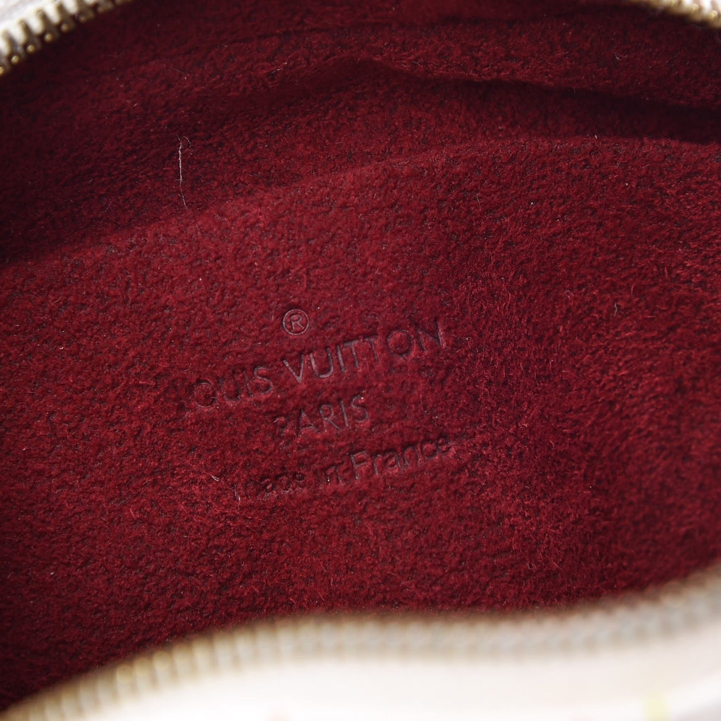 Monogram Multicolor Trousse Wapity White