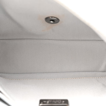 Chanel Perforated Metallic Lambskin Medium CC Medals Flap Silver 5 of 13