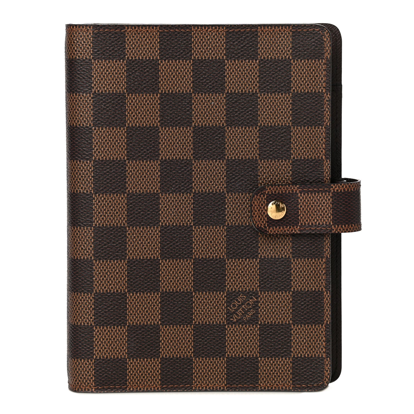 Damier Ebene Medium Ring Agenda Cover