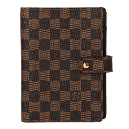 Louis Vuitton Damier Ebene Medium Ring Agenda Cover 1 of 9