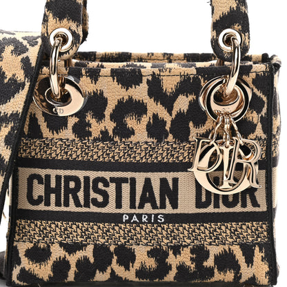 Christian Dior Canvas Mini Mizza Embroidered Lady D-Lite Beige Multicolor 8 of 14
