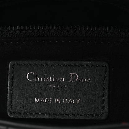 Christian Dior Ultra Matte Calfskin Cannage Mini Lady Dior Black 6 of 14