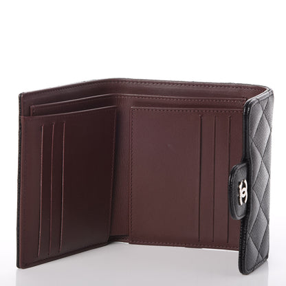 Chanel Caviar Quilted Compact Flap Wallet Black 5 of 8