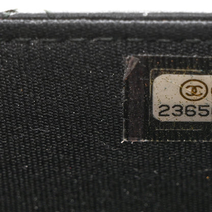 Chanel Crumpled Calfskin Quilted Wallet On Chain WOC So Black 8 of 17