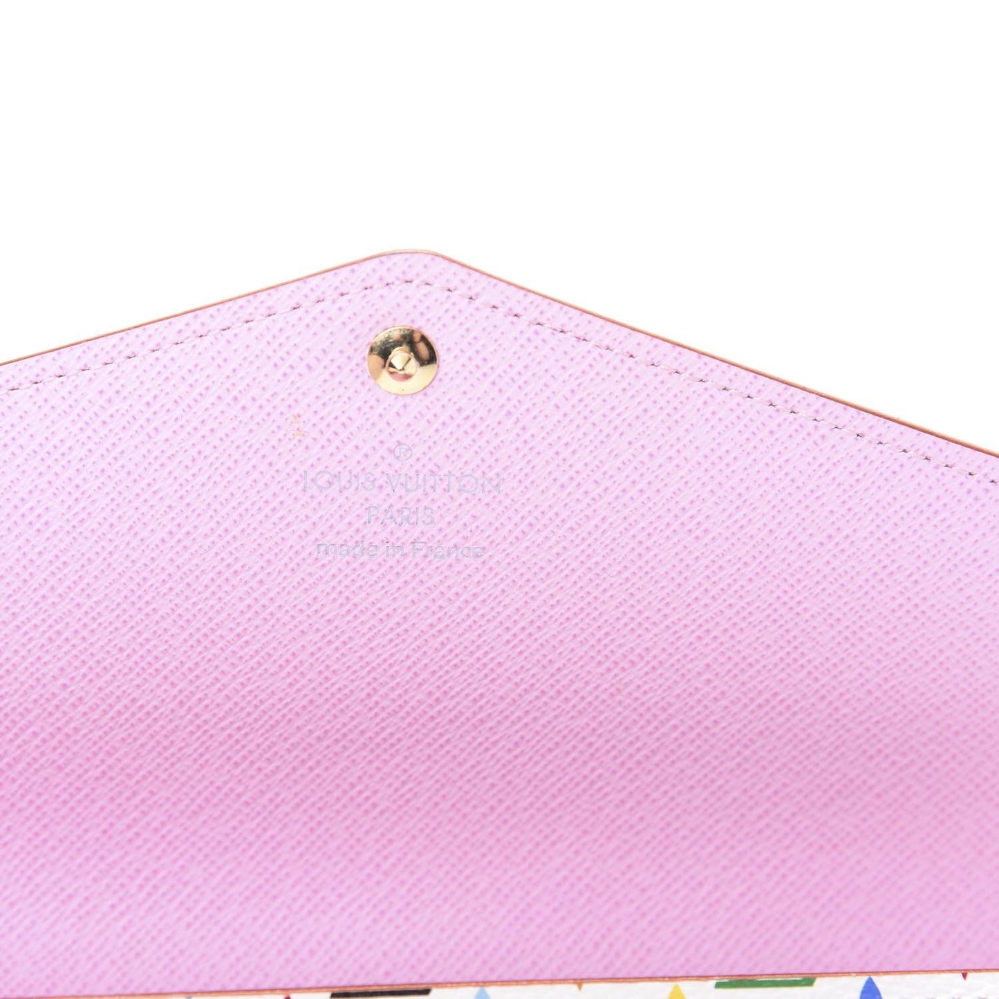 Monogram Multicolor Sarah Wallet NM White Litchi