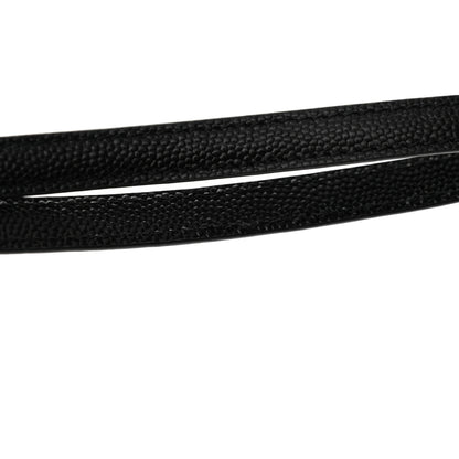 Saint Laurent Grain De Poudre Textured Mixed Matelasse Triquilt Monogram Clutch Black 14 of 15