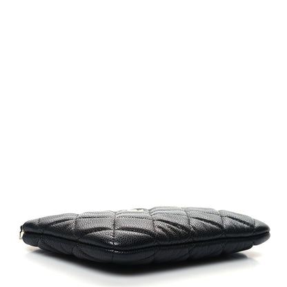 Chanel Caviar Quilted Small Cosmetic Case Black 4 of 8