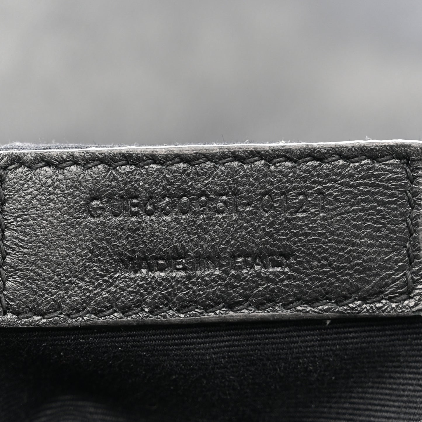 Calfskin Y Quilted Monogram Toy Loulou Crossbody Bag Black