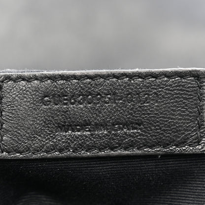 Saint Laurent Calfskin Y Quilted Monogram Toy Loulou Crossbody Bag Black 7 of 15