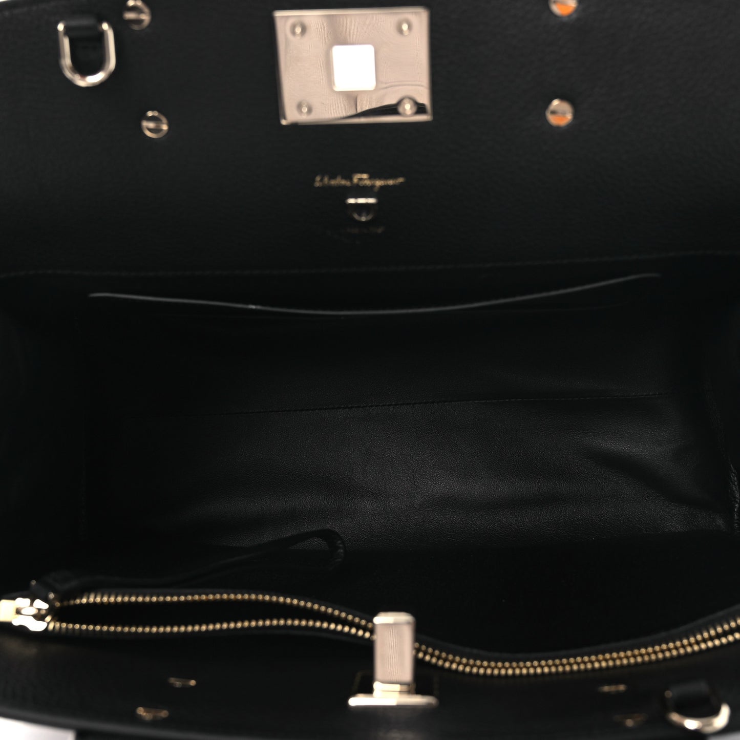 Calfskin Large Studio Bag Black