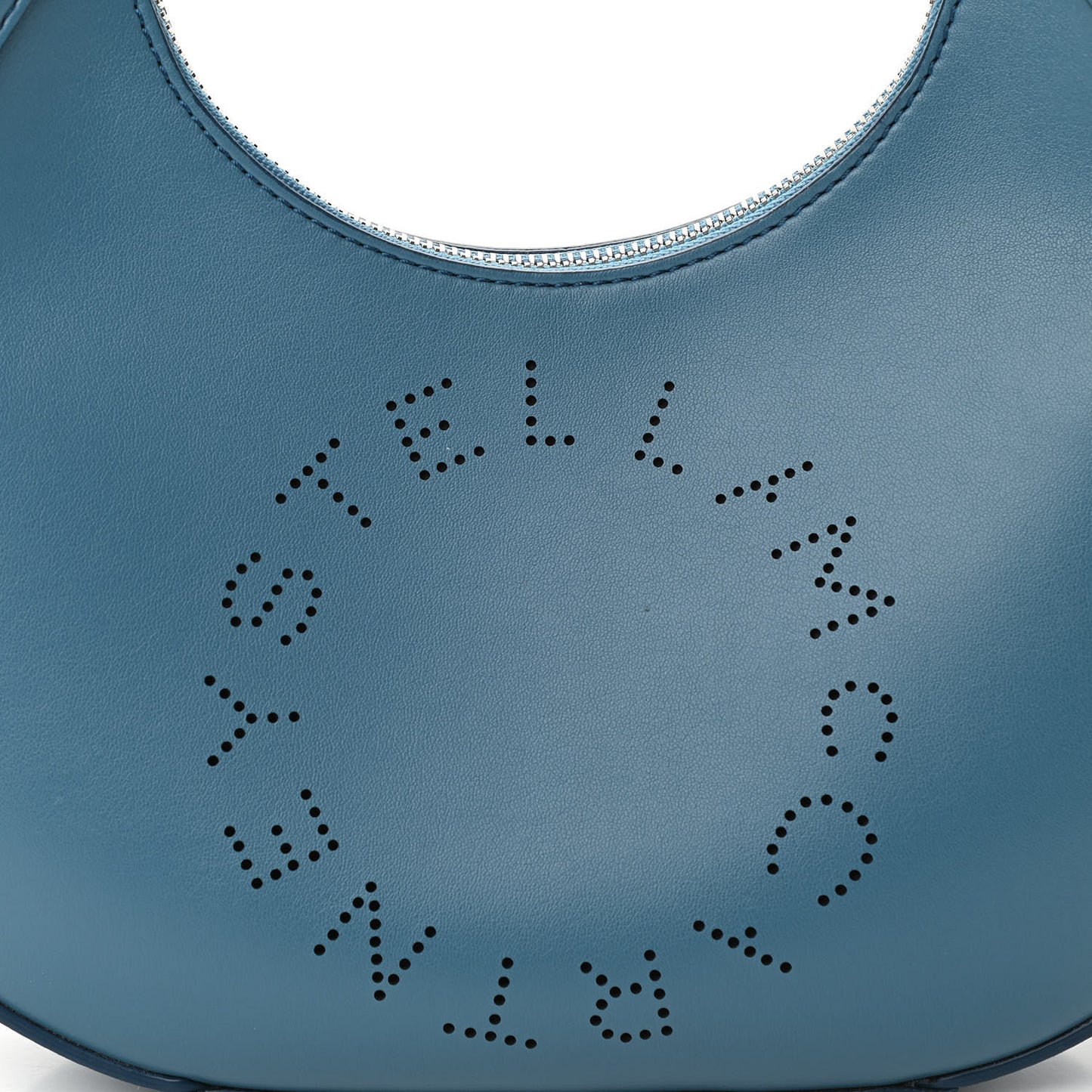 Eco Alter Nappa Perforated Logo Small Hobo Teal