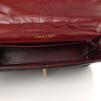 Chanel Lambskin Quilted Medium Double Flap Bag Black 5 of 11