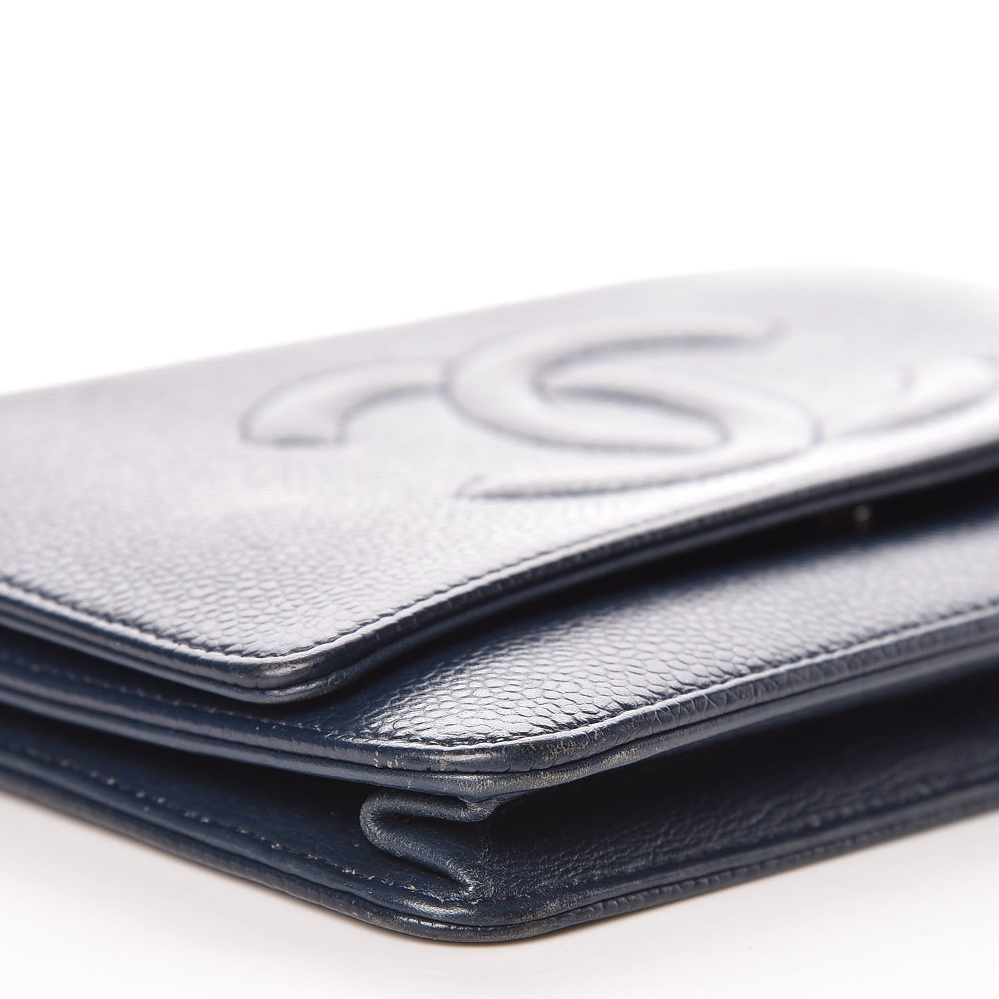 Caviar Timeless CC Wallet On Chain WOC Navy Blue