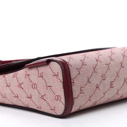 Stella McCartney Canvas Logo Crossbody Bag Burgundy 6 of 10