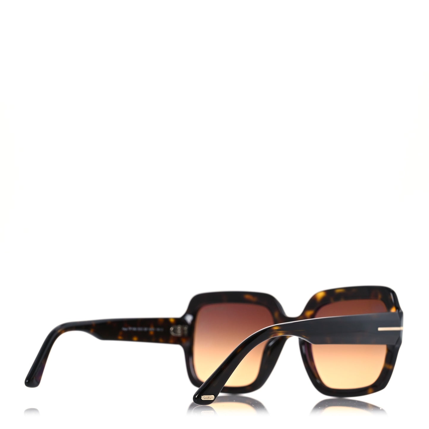 Acetate Kaya Square Sunglasses TF1082 Dark Havana