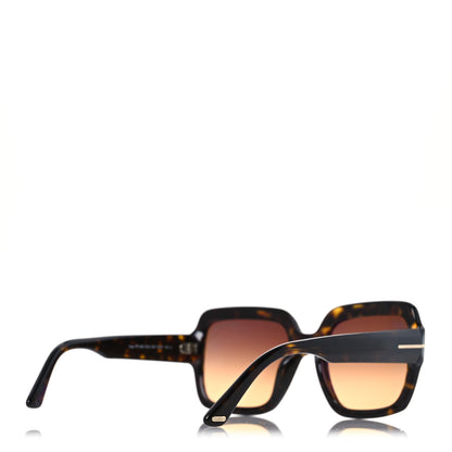 Tom Ford Acetate Kaya Square Sunglasses TF1082 Dark Havana 4 of 8