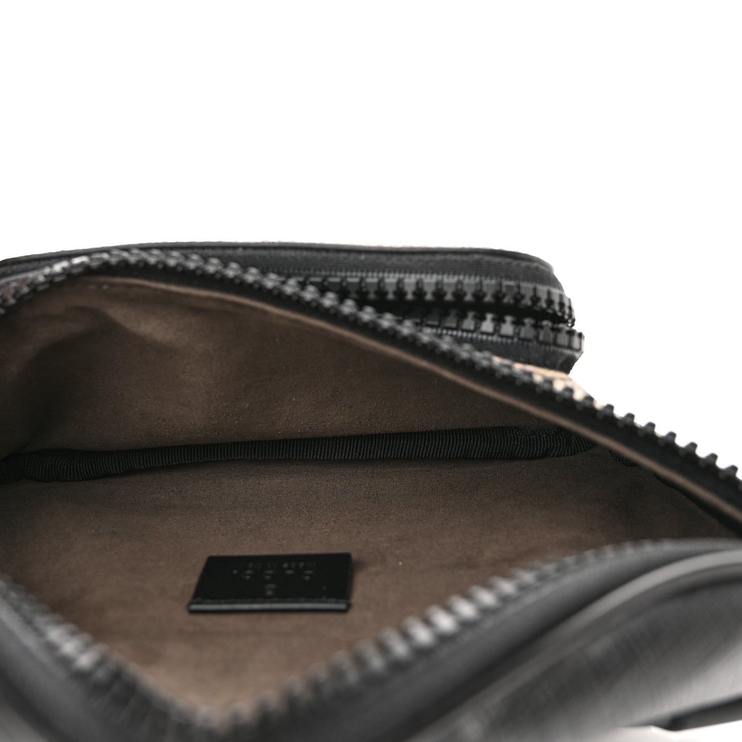 GG Supreme Monogram Belt Bag Black