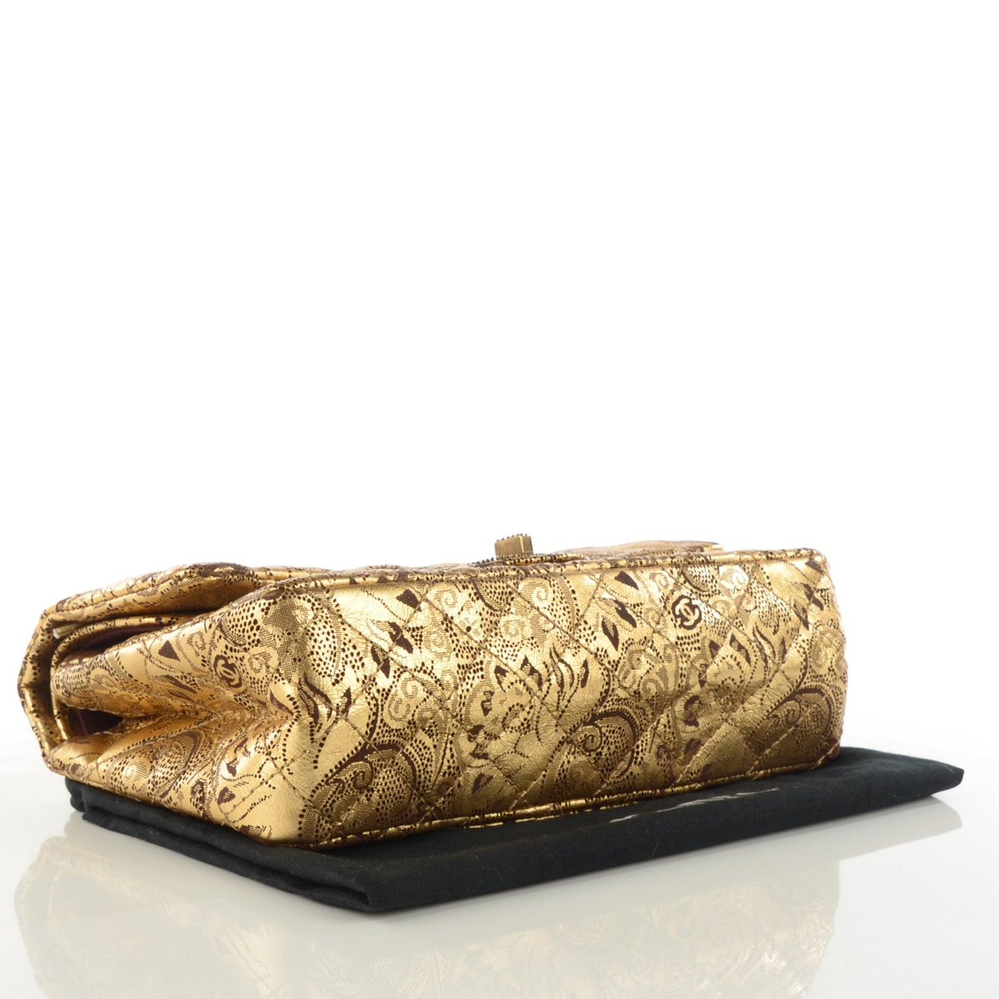 Buffalo Hand Painted Lace 2.55 Reissue 225 Flap Gold