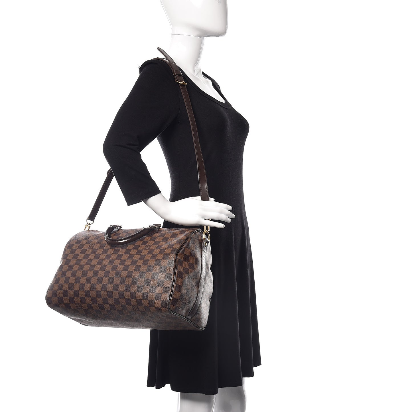 Damier Ebene Speedy Bandouliere 35