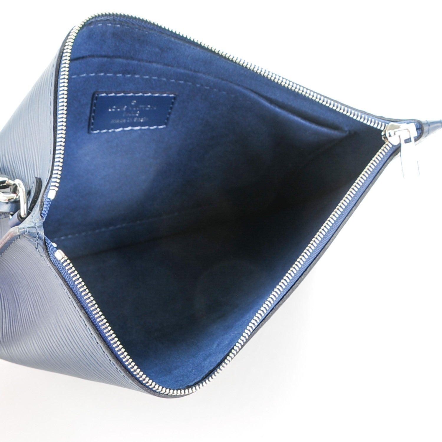 Louis Vuitton Epi Neverfull Pochette MM GM Indigo 5 of 9