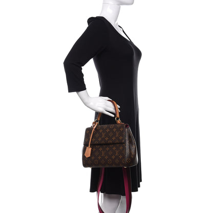 Louis Vuitton Monogram Cluny BB Bordeaux Fuchsia 3 of 11