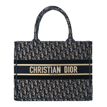 Christian Dior Oblique Velvet Medium Book Tote Blue Multicolor 1 of 11