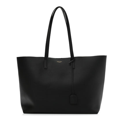 Saint Laurent Calfskin Large Shopping Tote Black 2 of 10