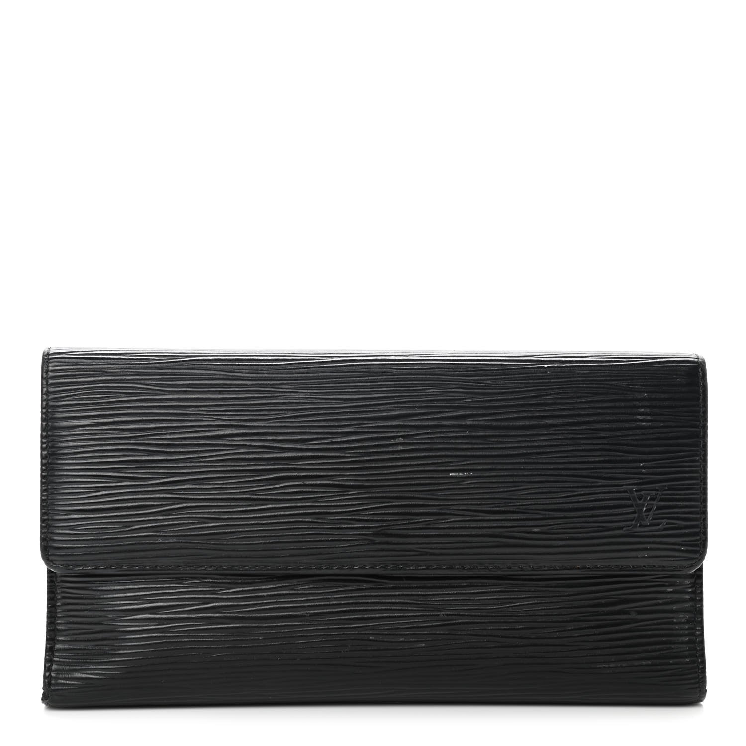 Louis Vuitton Epi Porte Tresor International Wallet Black 1 of 15