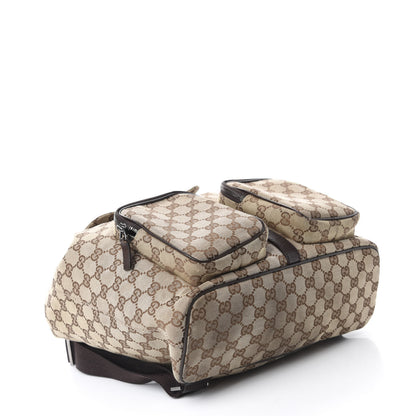 Gucci Monogram Backpack Dark Brown 3 of 14