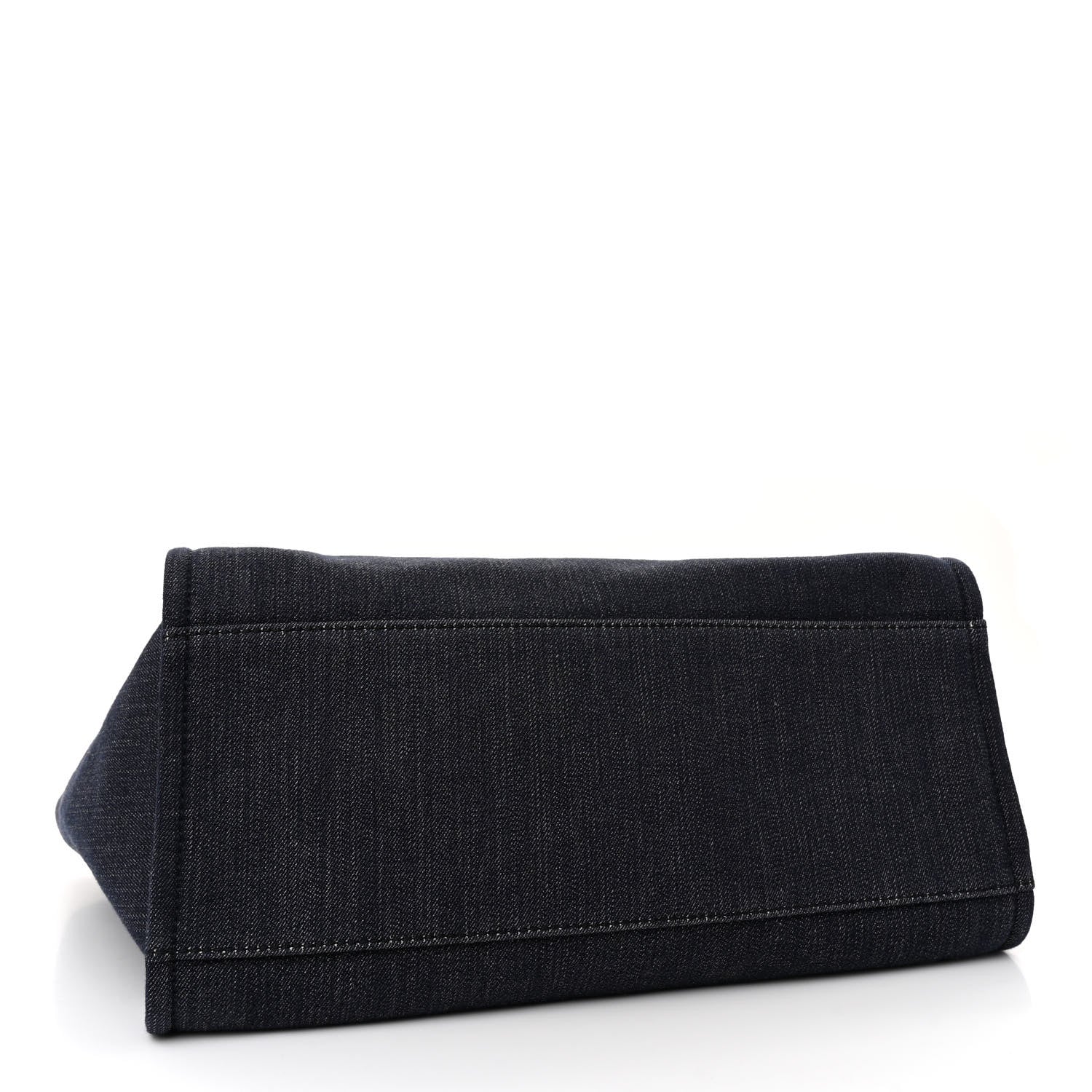 Chanel Denim Medium Deauville Tote Dark Blue 4 of 12