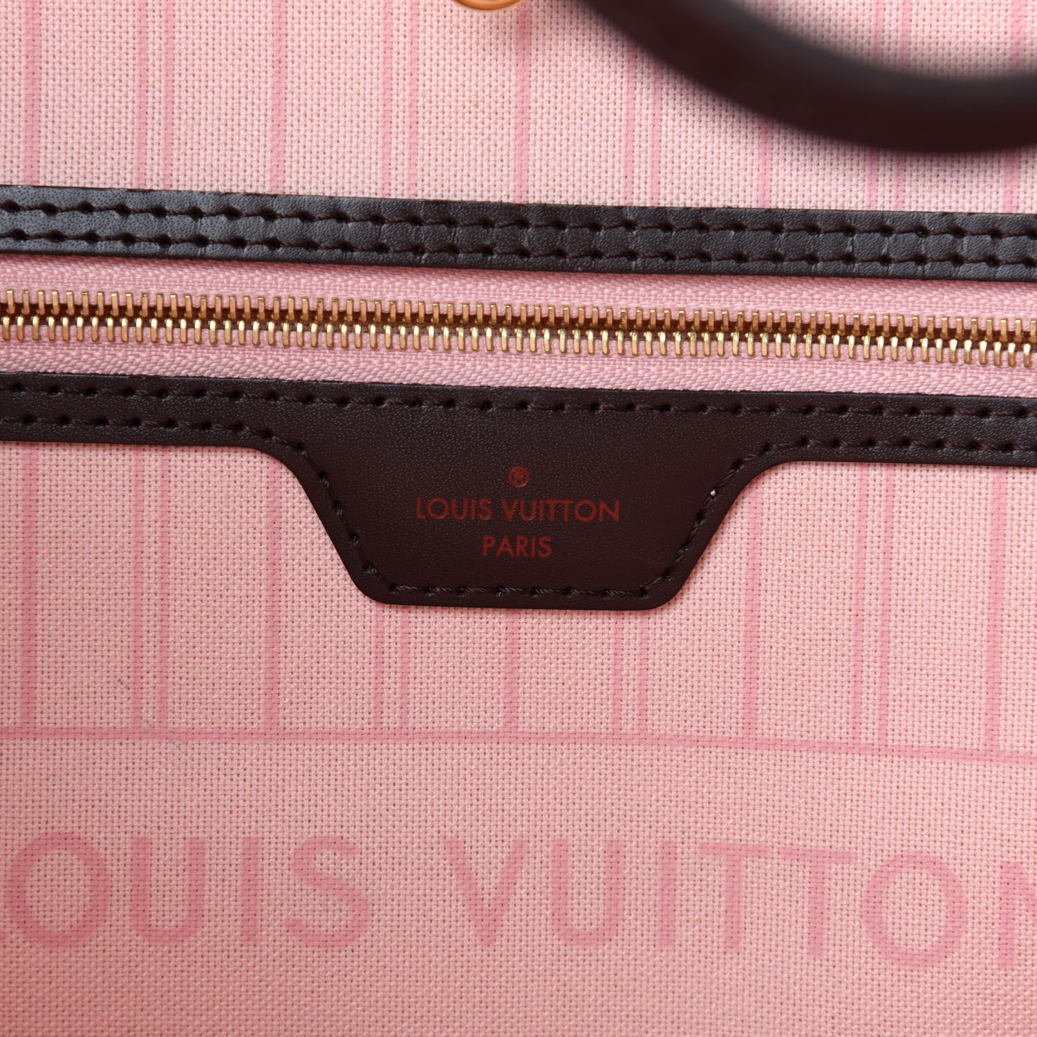 Louis Vuitton Damier Ebene Neo Neverfull MM Rose Ballerine 10 of 14